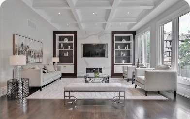 Modern home media room